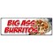Signmission BIG A* BURRITOS BANNER SIGN huge large extra enormous meal mexican eat B-72 Big A Burritos - alternate 1